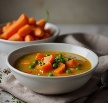 Cream of vegetable soup/Zöldségkrémleves