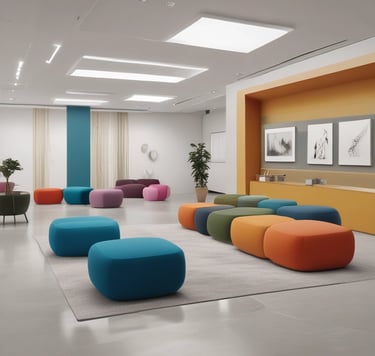 Double rideaux en velours terracotta de la maison Designers Guild et voilages avec tête plis plats