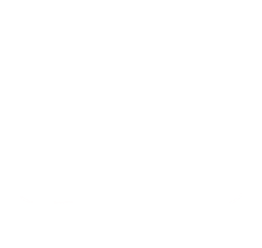 White outline icon of a sealed envelope or email symbol on a black background.