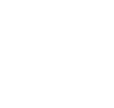 White outline icon of a water heater for residential HVAC systems.