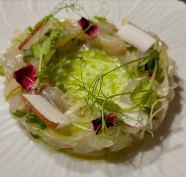 Entrée du Chef privé Giuseppe Crespa, sélection du Guide MyTable