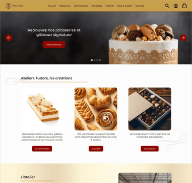 Atelier Tudors - Page Accueil