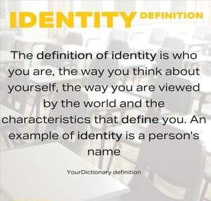 Identity series part one , beng Black in the UK