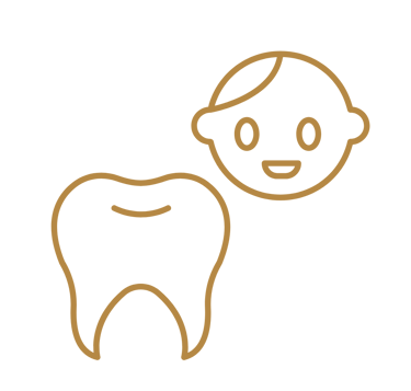 dente e rosto de uma criança representando odontopediatria em são mateus do sul