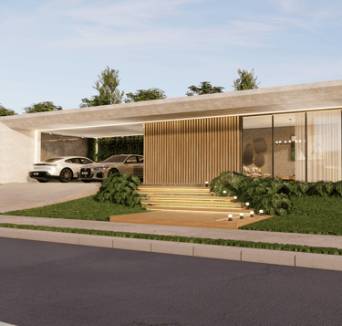 projeto de Casa térrea de condomínio 