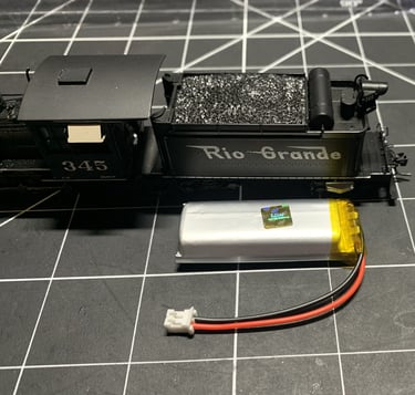 Battery Powered Model Train