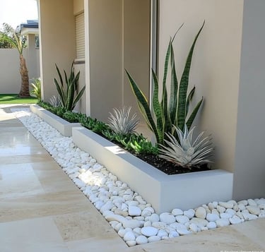 Alçı ve boya uygulamalarıyla modernleştirilen alan