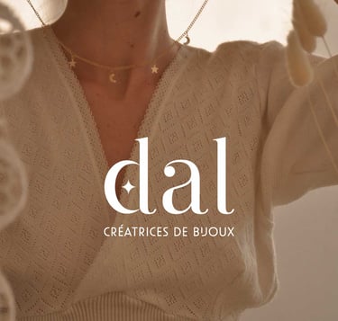 Identité visuelle pour DAL Créations bijoux éthiques