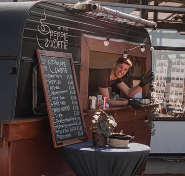 peppie & koffie foodtruck Groningen catering koekjes