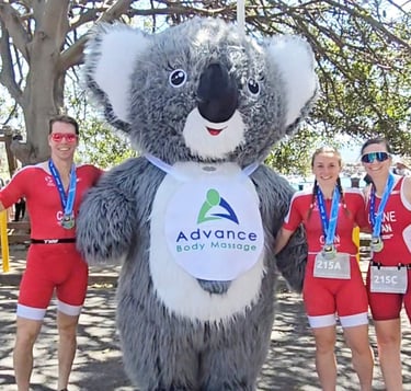 Giant Advance Body Massage Koala with Canadian Sports Athletes