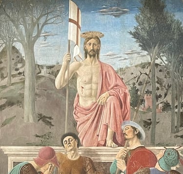 The Resurrection, Piero della Francesca,  c. 1460s, Museo Civico, Sansepolcro