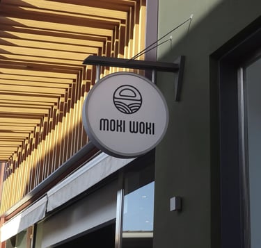 Création d'identité visuelle pour restaurant café Moki Woki