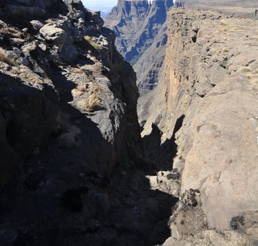 top of the Drakensberg Amphitheatre Plateau, South Africa