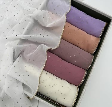festive or bridal hijabs