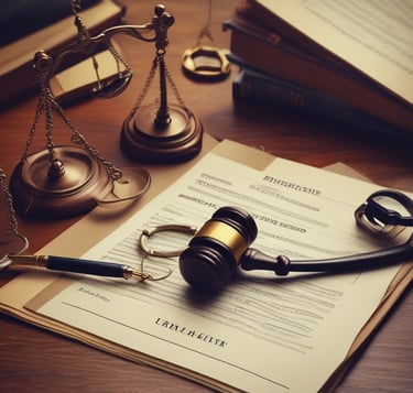 A friendly travel consultant assisting a client with visa paperwork in a cozy office.