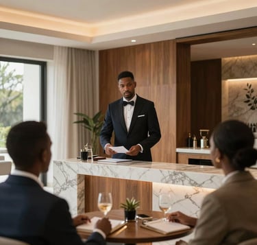 Beautiful beachfront villa with infinity pool overlooking the ocean.