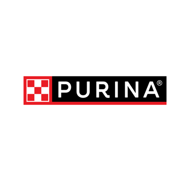Purina brand logo.