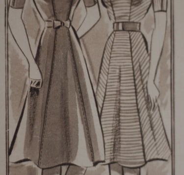 Source d'inspiration pour la robe années 1940. Magazine Mode de jour du 9/06/1940