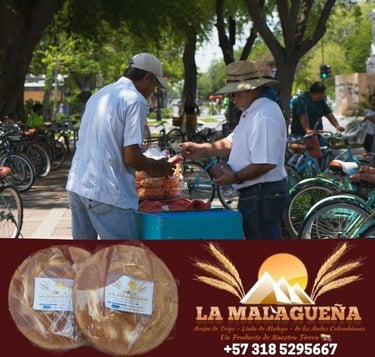 vender arepas de trigo la malagueña
