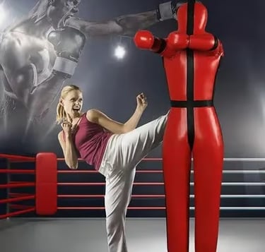 punching dummy, training dummies