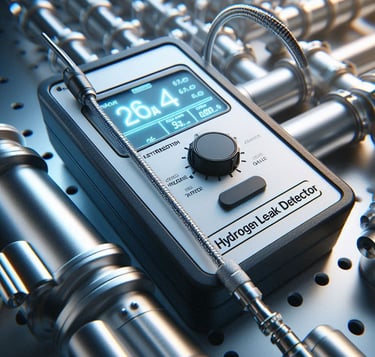Hydrogen leak detector