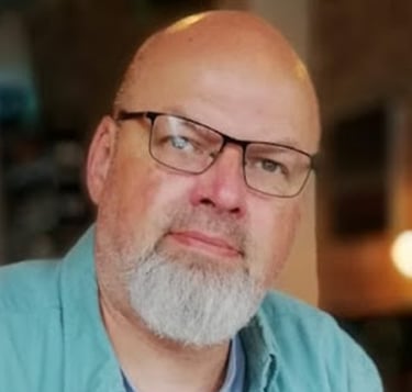 portrait image of author nick sturgeon