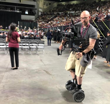 NMSU Graduation - Herff Jones Production Brent Peterson, Camera Gimbal