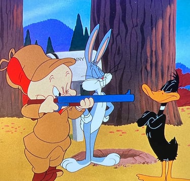 Rabbit Fire, Bugs v. Daffy