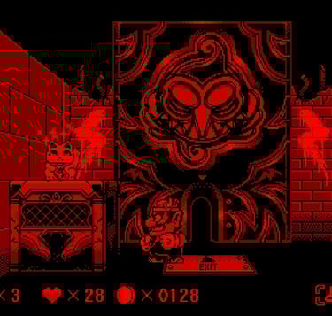 Virtual Boy Wario Land - Treasure Room Lucky Cat