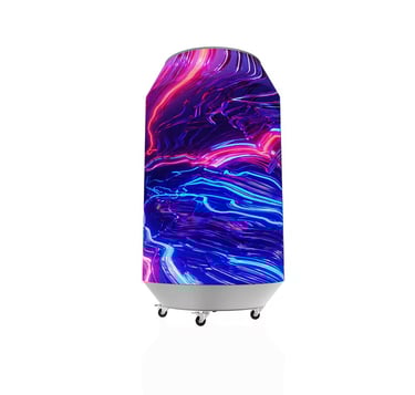 Irregular-shaped LED display screen