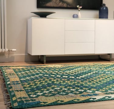 Aryana Kilim Rug by THE HANDMADE RUG COMPANY