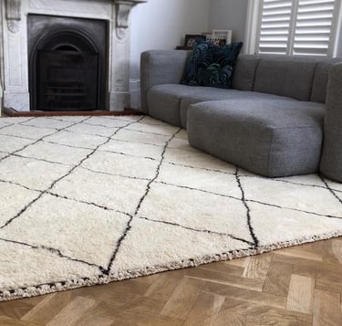 Moroccan Berber rug from THE HANDMADE RUG COMPANY