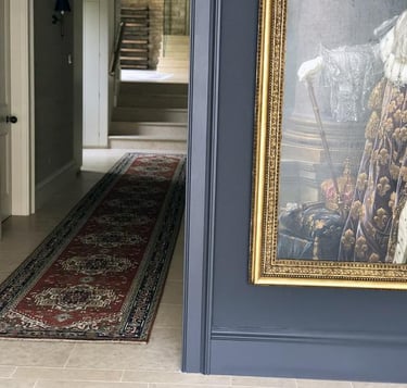 Bespoke hall runner by THE HANDMADE RUG COMPANY