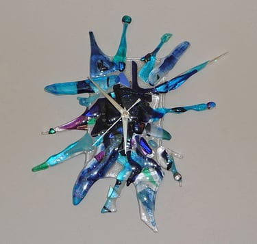 Explosion of Blue Clock