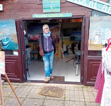 Brancaster Staithe Art cabin
