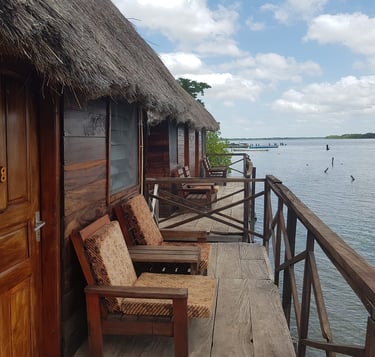 Bintang Bolong Lodge riverside boat trips and birdwatching Gambia