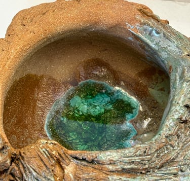 Estelle Del - détail sculpture Terre en mouvement