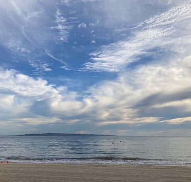 Ocean looking towards horizon
