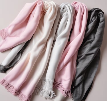 white textile on blue textile