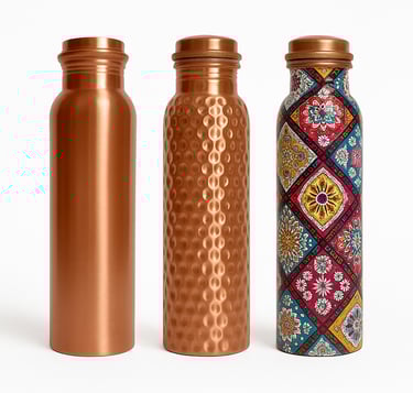 Various Copper Bottles Product Image