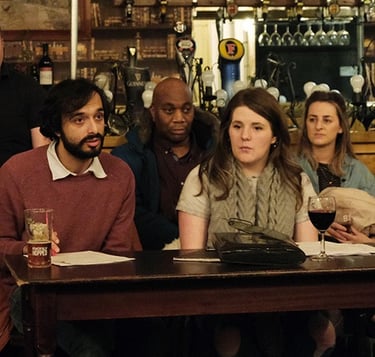 LCW members giving feedback on a script