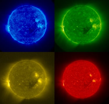 STEREO-A_first_images. By NASA's twin Solar Terrestrial Relations Observatories (STEREO) - NASA