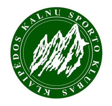 a logo of climbing club Klaipėdos kalnų sporto klubas