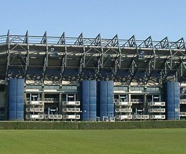 Murrayfield stadium is on our backyard
