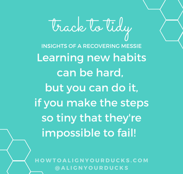 You can learn new habits if you make the steps so small it's hard to fail!