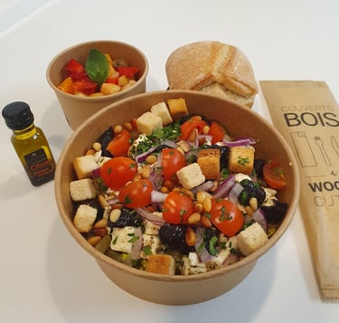 Panier Repas : Salade Grecque (Végétarien)