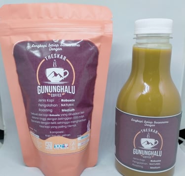 a bottle of sunflower tea and a bottle of sunflower