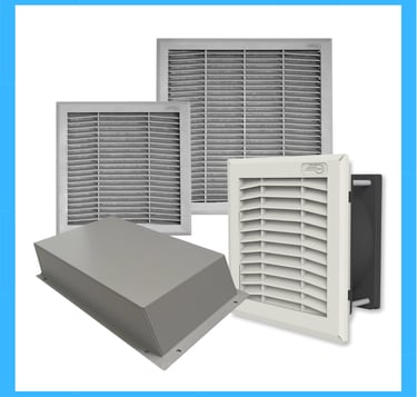 Filter Fans, Filters & fan cowls