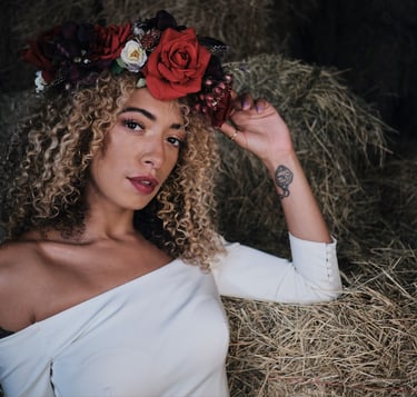 Liverpool barn wedding venue, Knowsley wedding venue, rustic farm, boho, barn, hay