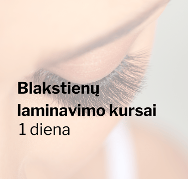 Blakstienų laminavimo kursai